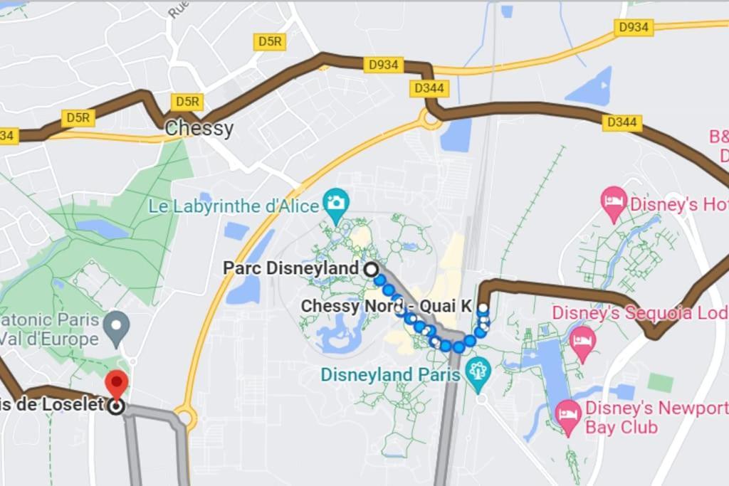 C101 Appartement Disneyland Montévrain Eksteriør bilde